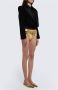 Dolce & Gabbana Gouden Stretch Culottes Yellow Dames - Thumbnail 2