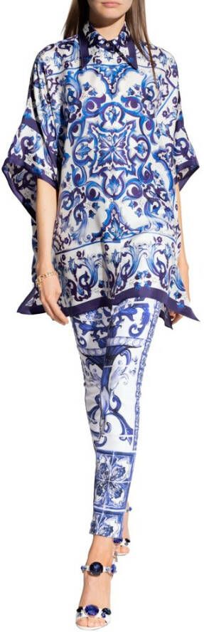 Dolce & Gabbana Slim-fit broek Blauw Dames