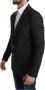 Dolce & Gabbana Gray Plaid Check Slim Fit Jacket Blazerjas Grijs Heren - Thumbnail 2