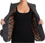 Dolce & Gabbana Grijze Enkellange Getailleerde Wollen Blazer Jas Grijs Dames - Thumbnail 2