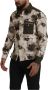 Dolce & Gabbana Green Beige Floral Cotton Stretch Exclusive Shirt Meerkleurig Heren - Thumbnail 2