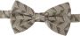 Dolce & Gabbana Grijze Zijden Verstelbare Hals Papillon Strik Multicolor Heren - Thumbnail 1