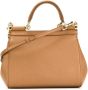 Dolce&Gabbana Satchels Sicily Mini Bag Calf Leather in bruin - Thumbnail 4