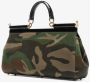 Dolce & Gabbana Groene Camouflage Tote Tas Green Dames - Thumbnail 2