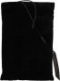 Dolce & Gabbana Zwarte fluwelen gewatteerde trekkoord brillenhouder Black - Thumbnail 2