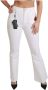 Dolce & Gabbana Hartvormige Uitlopende Stretch Katoenen Broek White Dames - Thumbnail 2
