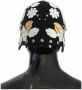 Dolce & Gabbana Zwarte bloemen wollen cloche hoed met metalen details Zwart Dames - Thumbnail 5