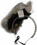 Dolce & Gabbana Zilveren Kristallen Fruit Mesh Diadeem Haarband Black Dames - Thumbnail 2