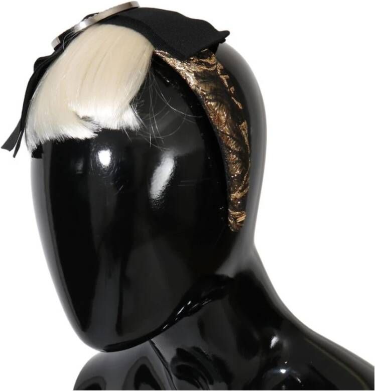 Dolce & Gabbana Helder kristallen haarband Zwart Dames