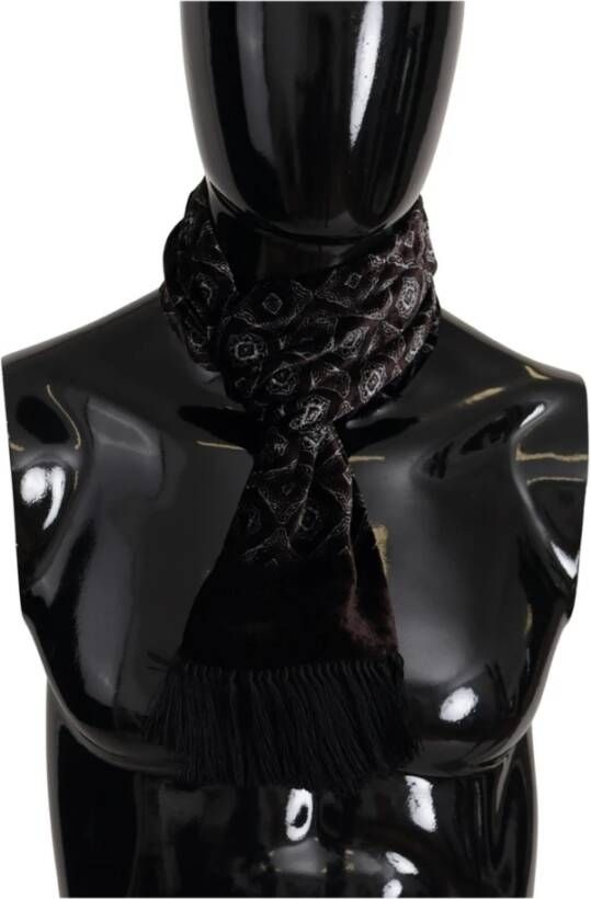 Dolce & Gabbana Heren Bruine Sjaal Wrap Bruin Heren