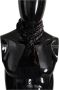 Dolce & Gabbana Bruin Velvet Geometrisch Shawl Franje Sjaal Brown Unisex - Thumbnail 2