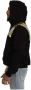 Dolce & Gabbana Zwarte Gouden-Logo Pullover Hoodie Black Heren - Thumbnail 4