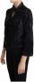 Dolce & Gabbana Zwarte Bloemen Jacquard Zijden Blazer Jas Black Dames - Thumbnail 2
