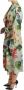 Dolce & Gabbana Bloemenprint Dubbel Breasted Trenchcoat Multicolor Dames - Thumbnail 2