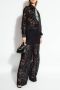 Dolce & Gabbana Zwarte Kanten Jumpsuit met Satijnen Afwerking Black Dames - Thumbnail 2