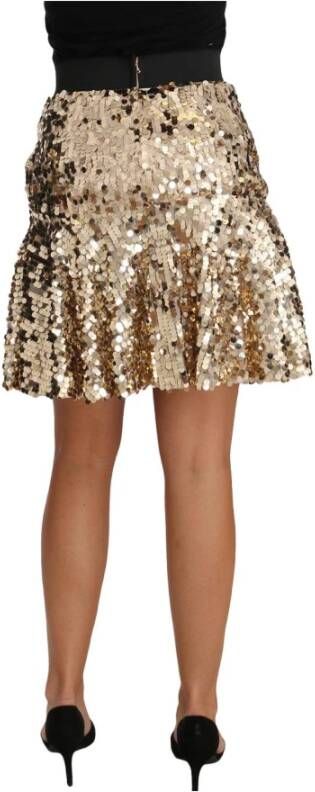 Dolce & Gabbana Korte rok Geel Dames