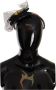 Dolce & Gabbana Zilveren Kristallen Fruit Mesh Diadeem Haarband Black Dames - Thumbnail 3