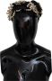 Dolce & Gabbana Zwart Goud Kristalversierd Zijden Diadeem Hoofdband Multicolor Dames - Thumbnail 3