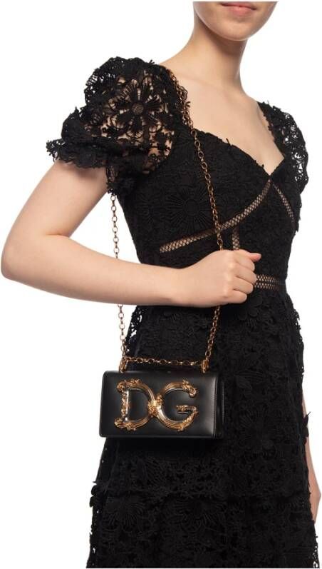 Dolce & Gabbana Kruis lichaamstassen Zwart Dames