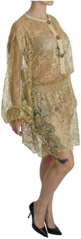 Dolce & Gabbana Gelegenheid Dres Geel Dames