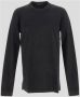 Dolce & Gabbana Lange mouwen T-shirt met rafelige zoom Zwart Heren - Thumbnail 2