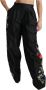 Dolce & Gabbana Elegante broek met hoge taille en wijde pijpen met bloemenpatroon Black Dames - Thumbnail 2