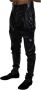 Dolce & Gabbana Zwarte Glanzende Nylon Skinny Herenbroek Black Heren - Thumbnail 2