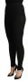 Dolce & Gabbana Pre-owned Black Cashmere Stretch Waist Tights Pants Zwart Dames - Thumbnail 2