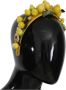 Dolce & Gabbana Gele Citroenen Kristallen Diadeem Tiara Haarband Yellow Dames - Thumbnail 3