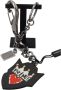 Dolce & Gabbana Logo Badge Sleutelhanger Zilver Zwart Black Heren - Thumbnail 2