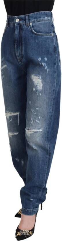 Dolce & Gabbana Loose-fit Jeans Blauw Dames