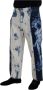 Dolce & Gabbana Blauwe Ceasar Denim Katoenen Losse Fit Jeans Multicolor Heren - Thumbnail 4