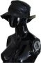 Dolce & Gabbana Zwarte Gewatteerde Imitatieleer Bucket Cap Hoed Black Dames - Thumbnail 2