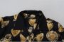 Dolce & Gabbana Zwarte Zijden Satijnen Shirt met Gouden Hartprint Black Heren - Thumbnail 5