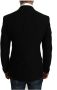 Dolce & Gabbana Black Wool Silk Saxophone Slim Fit Suit Zwart Heren - Thumbnail 4