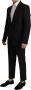 Dolce & Gabbana Prachtig Zwart Glitter Tweedelig Pak Black Heren - Thumbnail 1