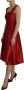 Dolce & Gabbana Satijnen Zijden Jurk Elegant en veelzijdig Red Dames - Thumbnail 2