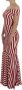 Dolce & Gabbana Statement Rood Wit Zijden Stretch Jurk Red Dames - Thumbnail 2