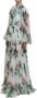 D&G Jurk D&G FloralPrint Zijden Chiffon Jurk Model DR28875 - Thumbnail 2