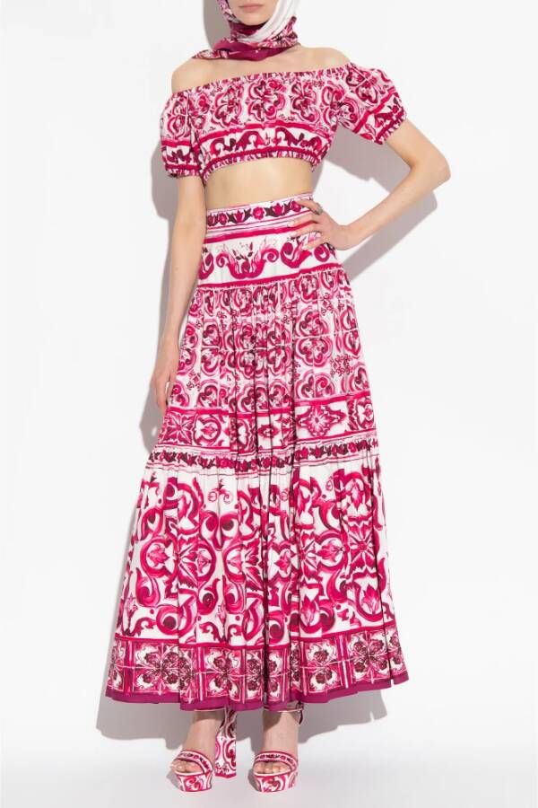 Dolce & Gabbana Maxi Skirts Roze Dames