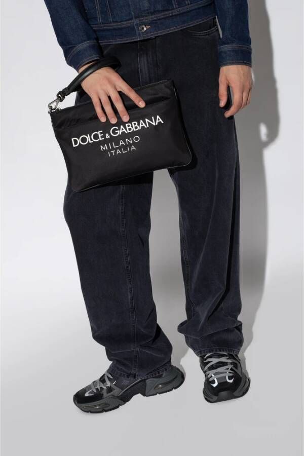 Dolce & Gabbana Merkhandtas Zwart Heren