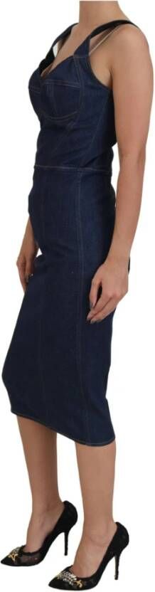 Dolce & Gabbana Midi Dresses Blauw Dames