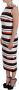 Dolce & Gabbana Gestreepte Pailletten Stretch Jurk Multicolor Dames - Thumbnail 2