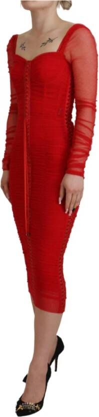 Dolce & Gabbana Midi Dresses Rood Dames