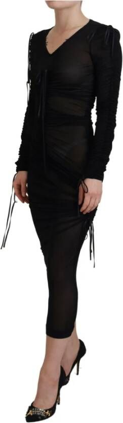 Dolce & Gabbana Midi Dresses Zwart Dames