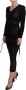 Dolce & Gabbana Doorschijnende Bodycon Midi Jurk Zwart Black Dames - Thumbnail 2