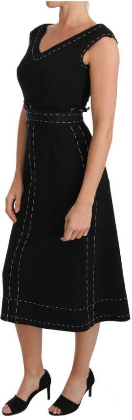 Dolce & Gabbana Midi Dresses Zwart Dames