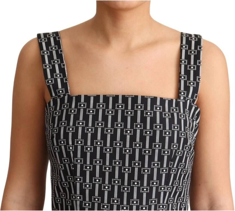 Dolce & Gabbana Dag Midi -jurk Zwart Dames
