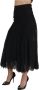 Dolce & Gabbana Zwarte zijden rok met kanten afwerking en hoge taille Black Dames - Thumbnail 2