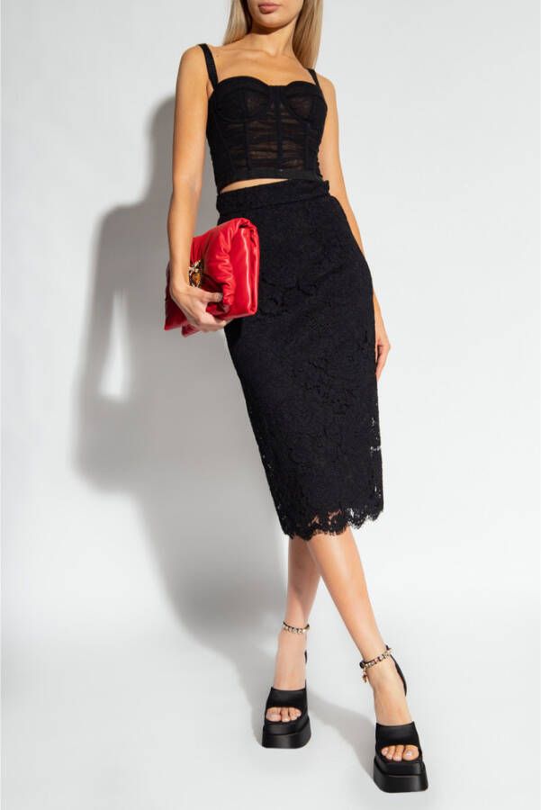Dolce & Gabbana Midi -rokken Zwart Dames